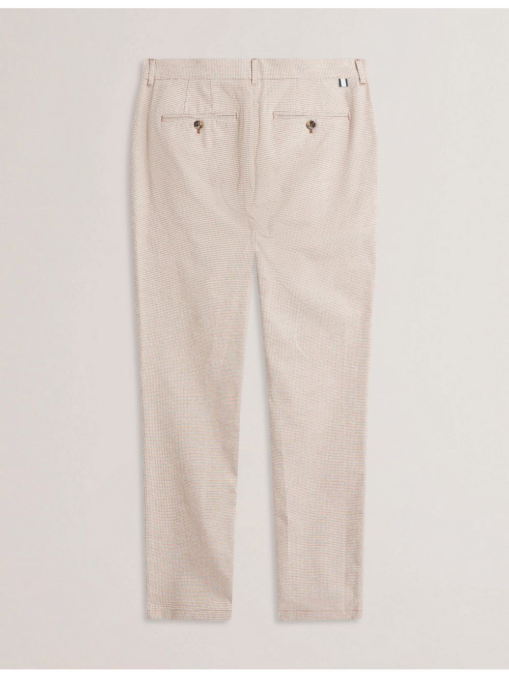 Men HANDLY - Micro Houndstooth Slim Fit Pants - Ted Baker