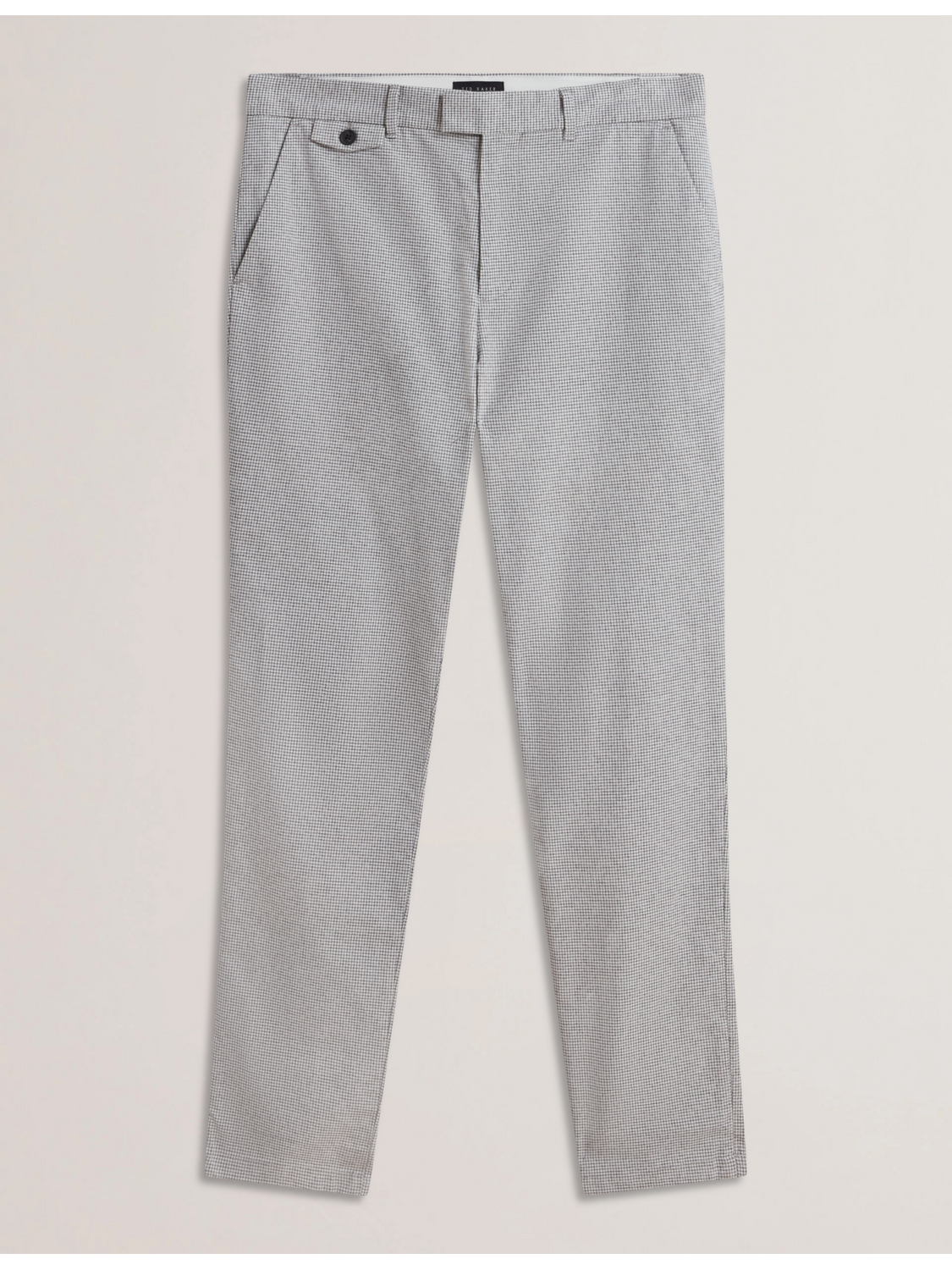 Men HANDLY - Micro Houndstooth Slim Fit Pants - Ted Baker