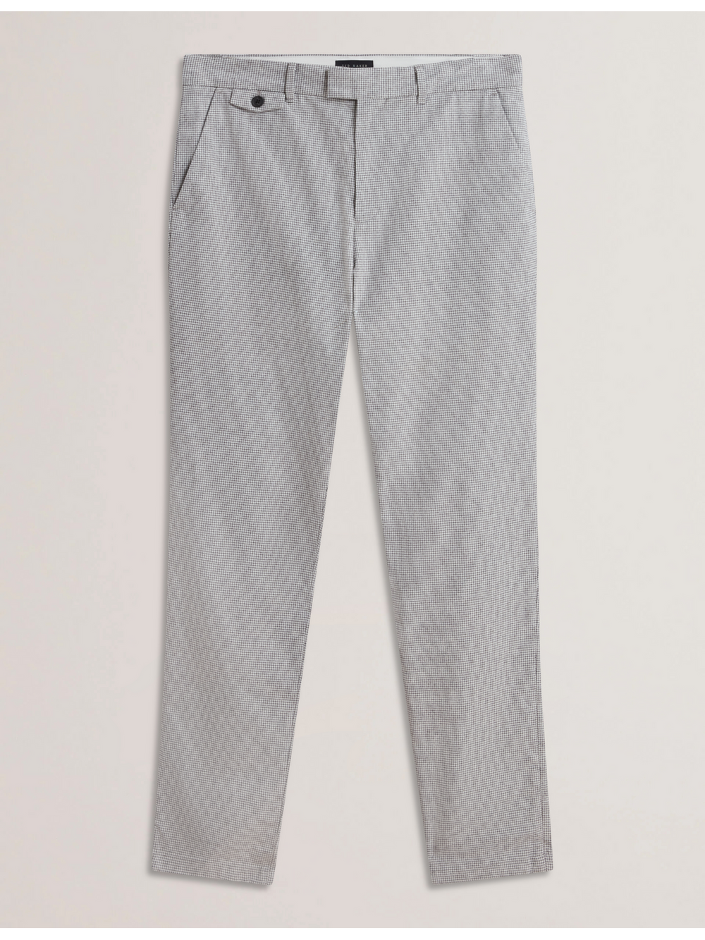 Men HANDLY - Micro Houndstooth Slim Fit Pants - Ted Baker
