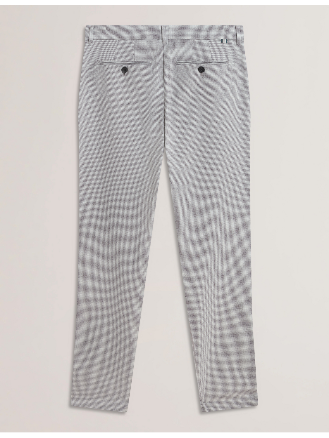 Men HANDLY - Micro Houndstooth Slim Fit Pants - Ted Baker