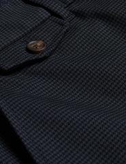 Men NOUNDS - Navy Puppytooth Check Slim Fit Pants - Ted Baker