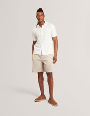 Men CULVES Relaxed Linen Blend Elasticated Shorts - Ted Baker
