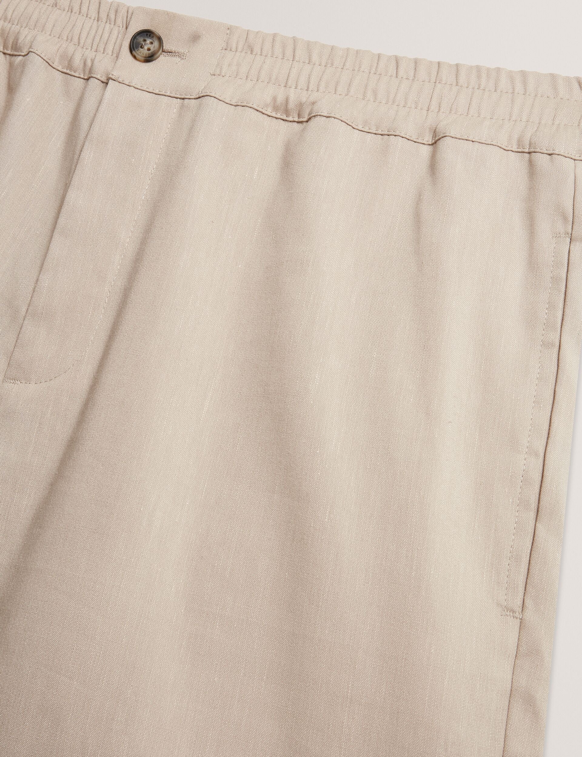 Men CULVES Relaxed Linen Blend Elasticated Shorts - Ted Baker