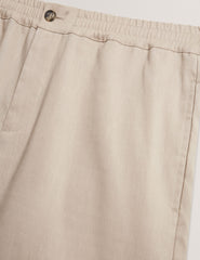 Men CULVES Relaxed Linen Blend Elasticated Shorts - Ted Baker