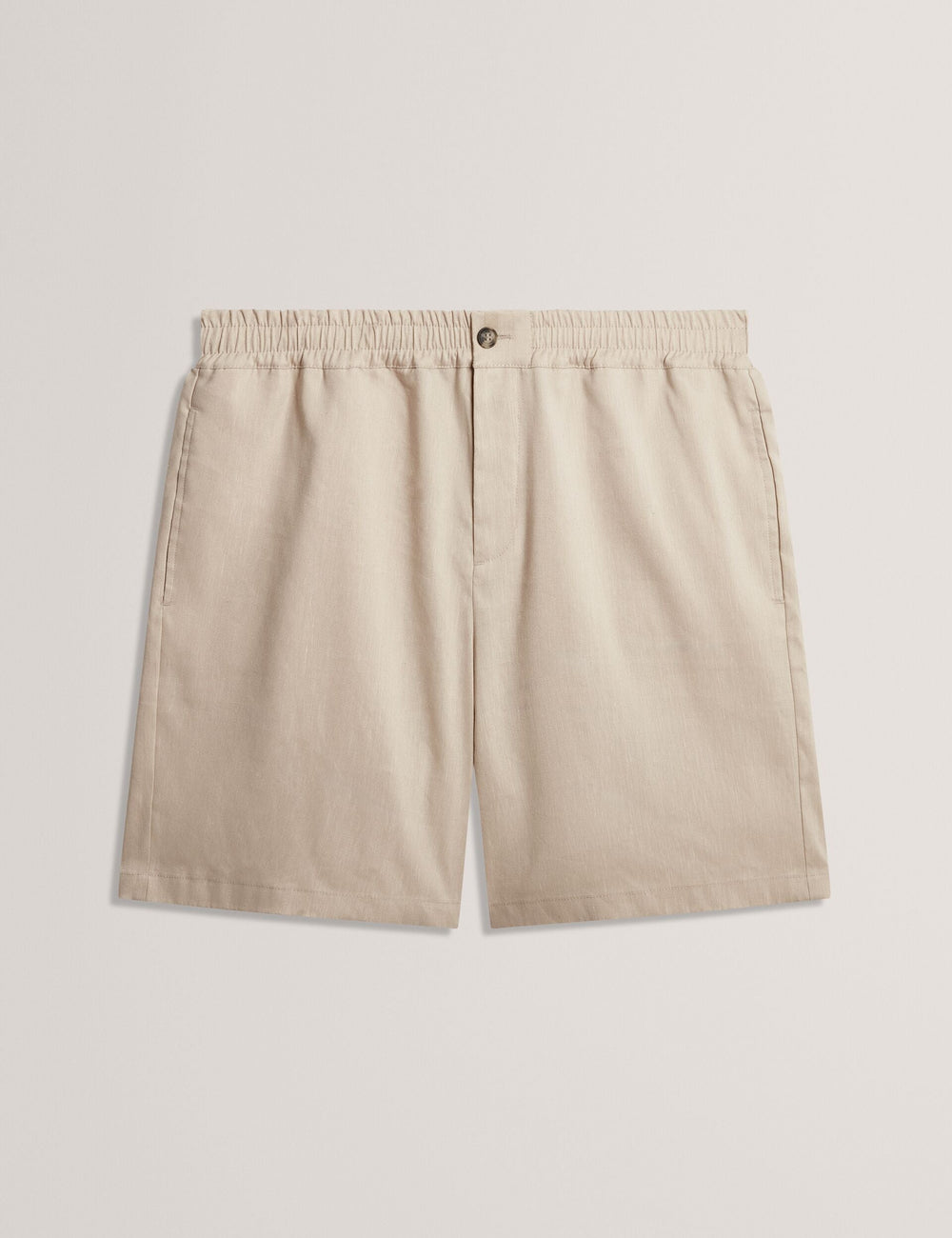 Men CULVES Relaxed Linen Blend Elasticated Shorts - Ted Baker