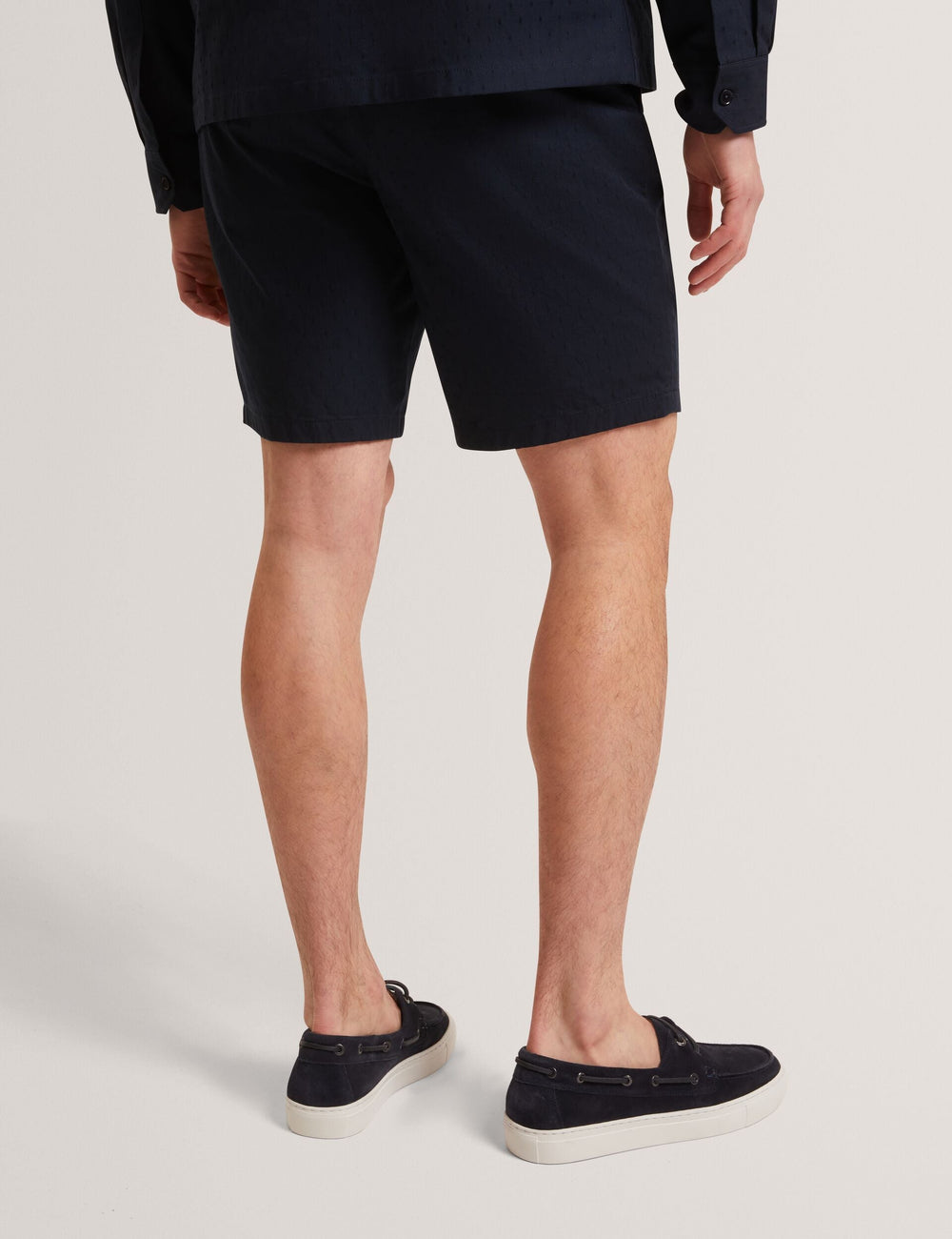 Men ILARIO - Slim Textured Chino Short - Ted Baker