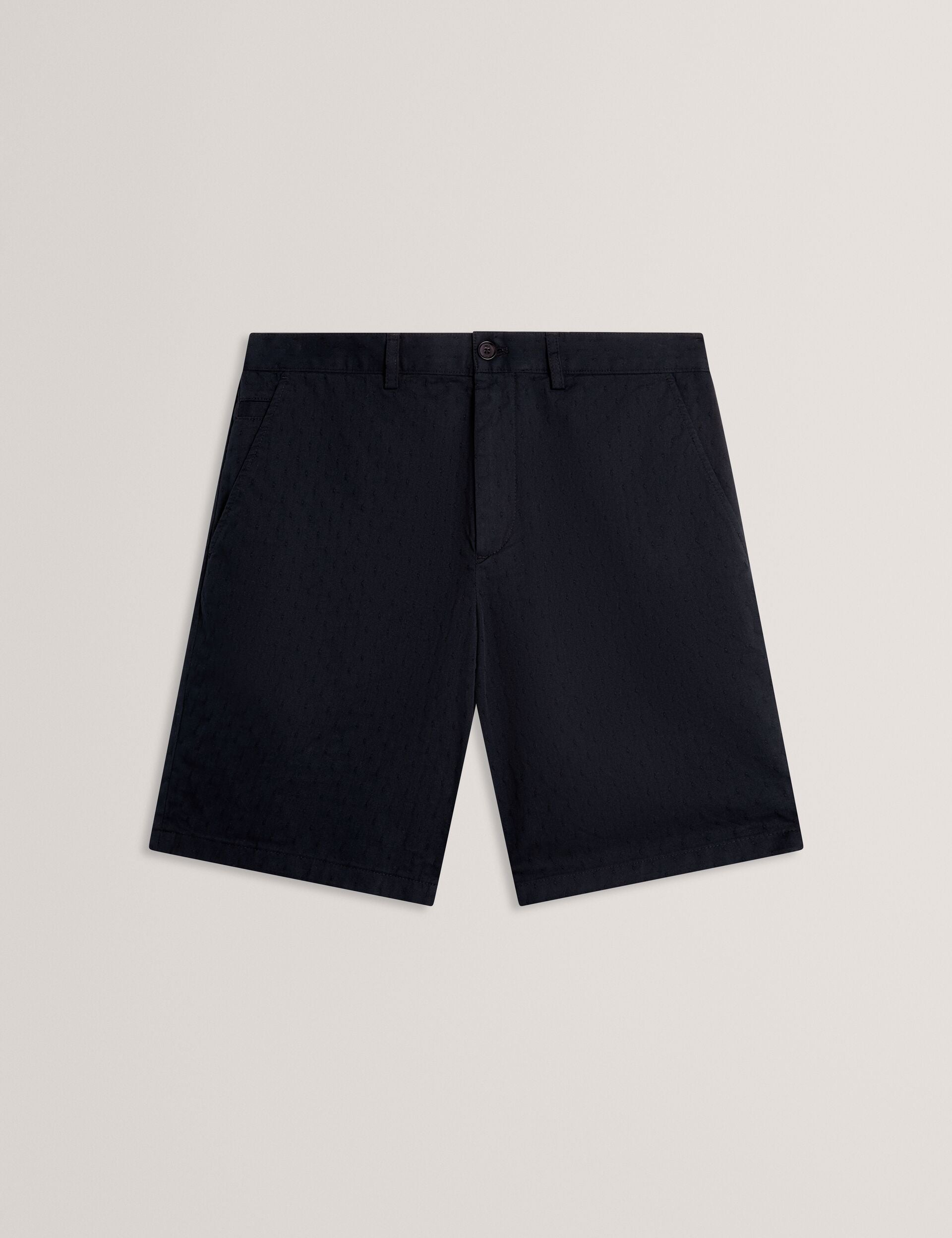 Men ILARIO - Slim Textured Chino Short - Ted Baker