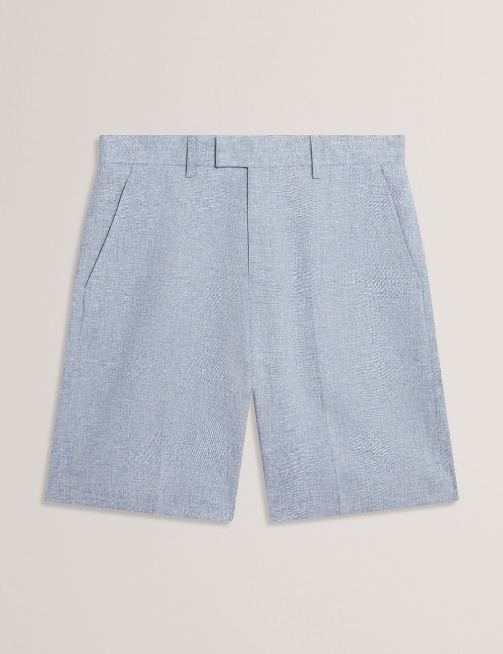 Men GIVRAN Slim Fit Linen Blend Tailored Shorts - Ted Baker