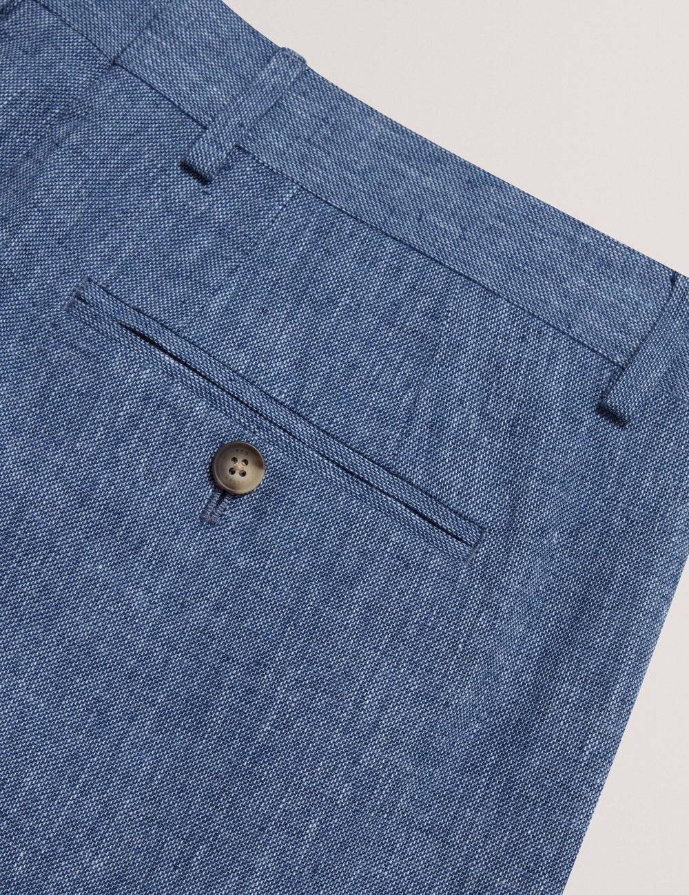 Men GIVRAN Slim Fit Linen Blend Tailored Shorts - Ted Baker