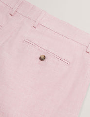 Men GIVRAN Slim Fit Linen Blend Tailored Shorts - Ted Baker
