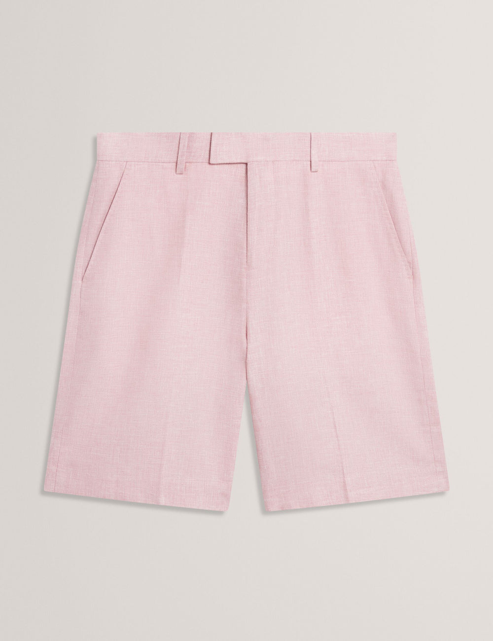 Men GIVRAN Slim Fit Linen Blend Tailored Shorts - Ted Baker