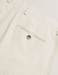 Men GIVRAN Slim Fit Linen Blend Tailored Shorts - Ted Baker