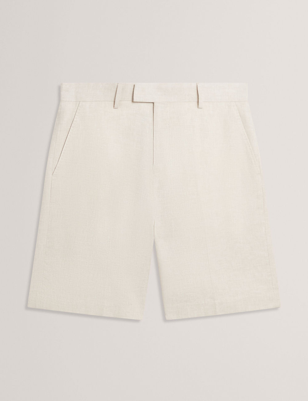 Men GIVRAN Slim Fit Linen Blend Tailored Shorts - Ted Baker