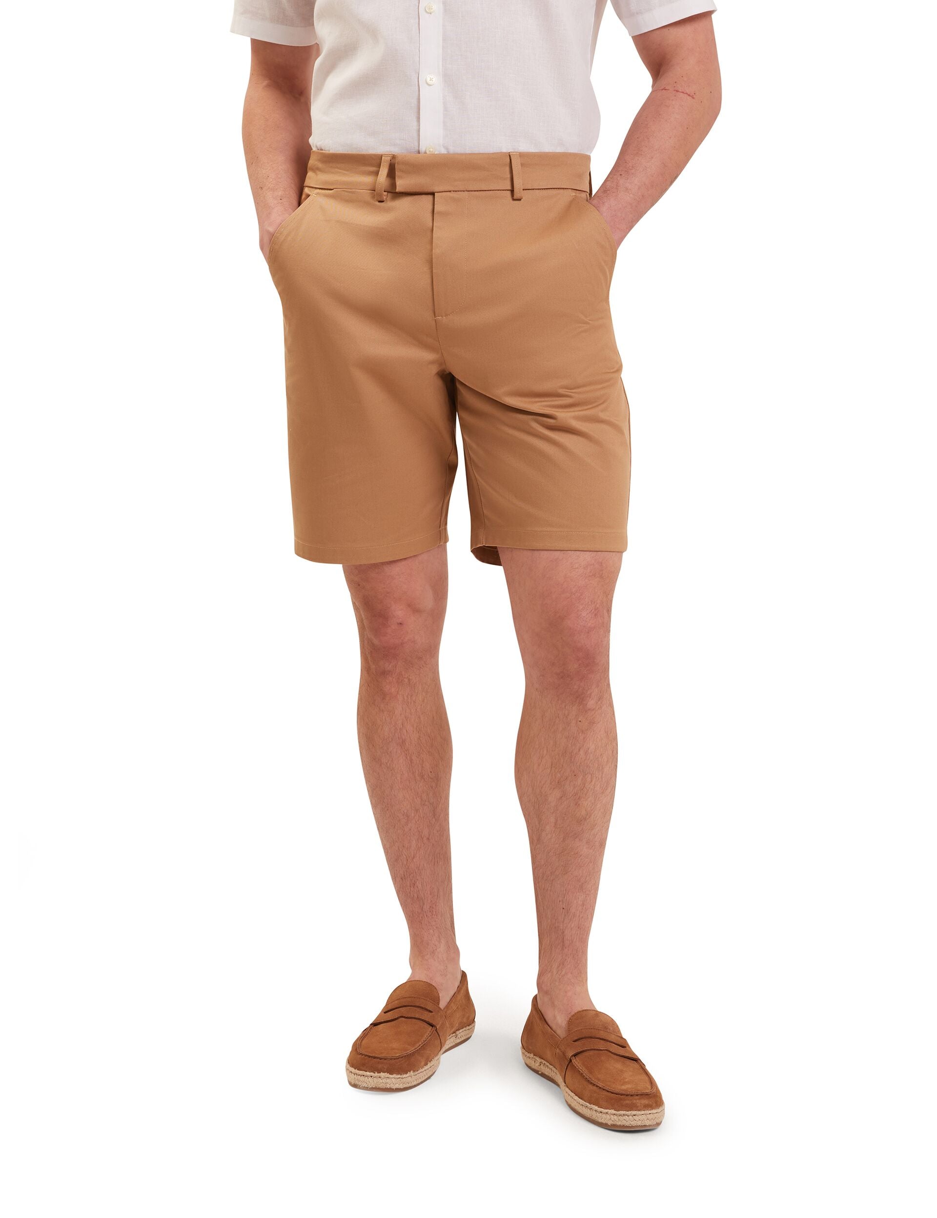 Men LOWETON Slim Leg Stretch Cotton Chino Shorts - Ted Baker