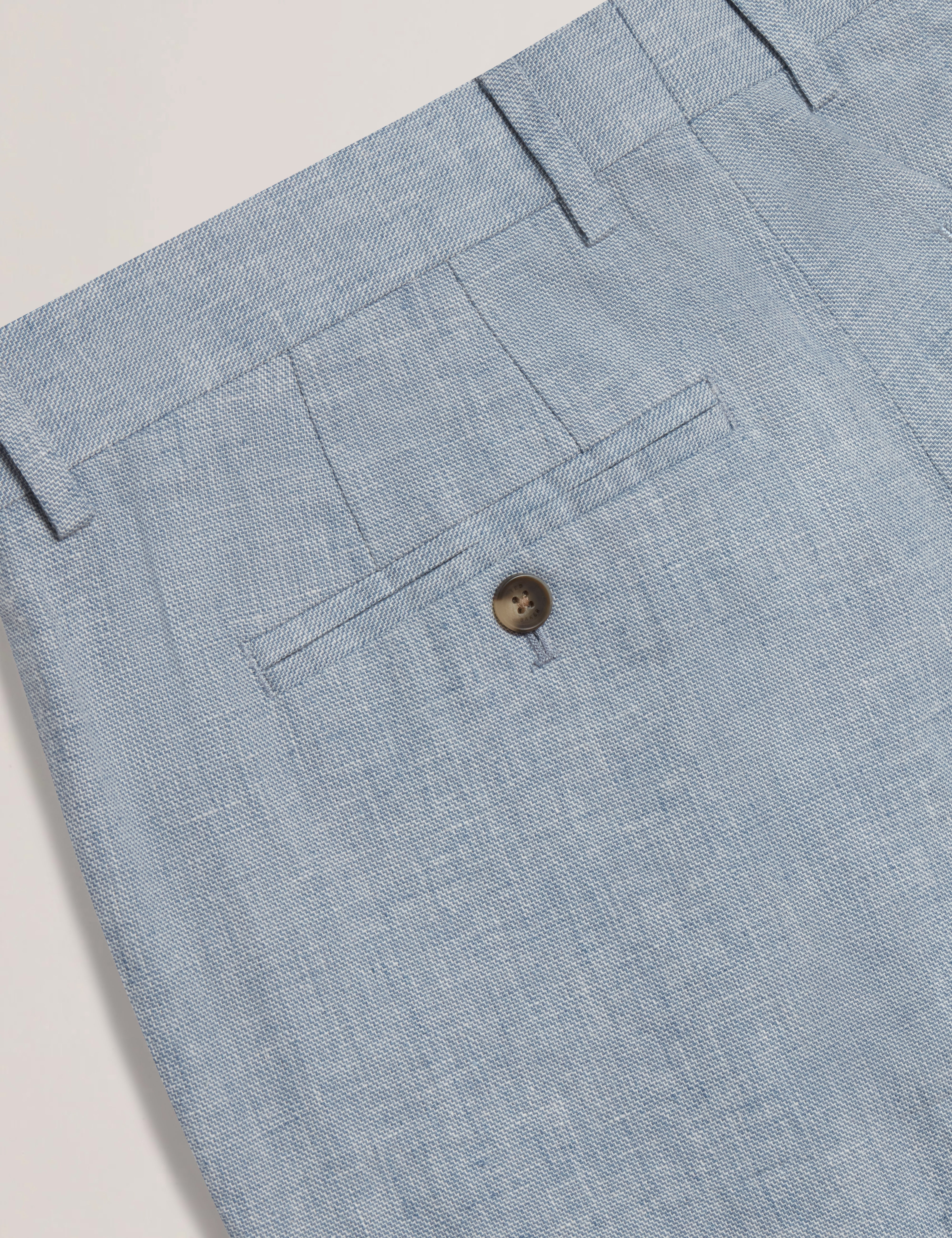 Men|Sale KENLEYS - Navy Linen Cotton Woven Tailored Shorts - Ted Baker