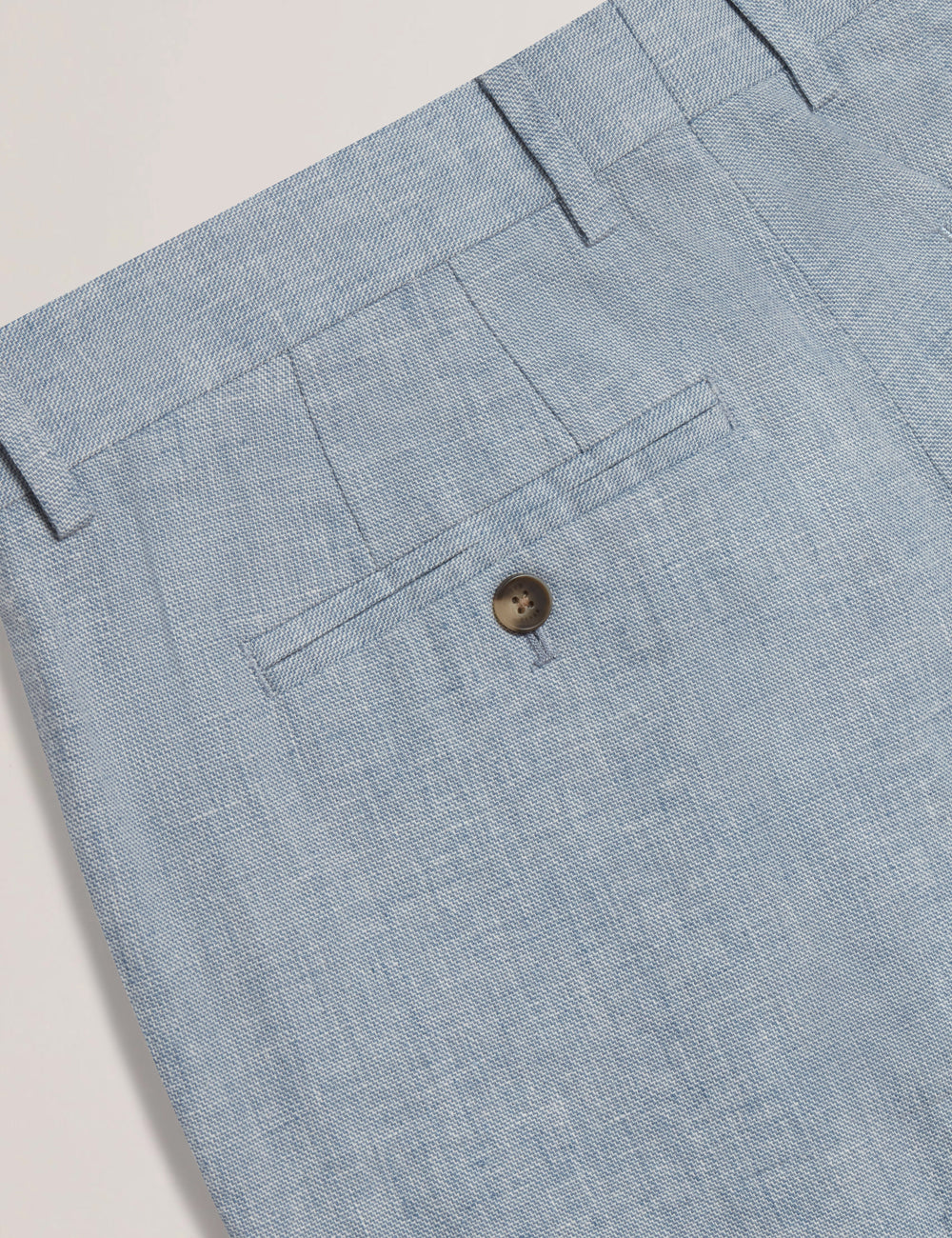 Men|Sale KENLEYS - Navy Linen Cotton Woven Tailored Shorts - Ted Baker