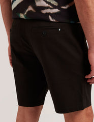 Men BARNHAM - Black Cotton Blend Chino Shorts - Ted Baker