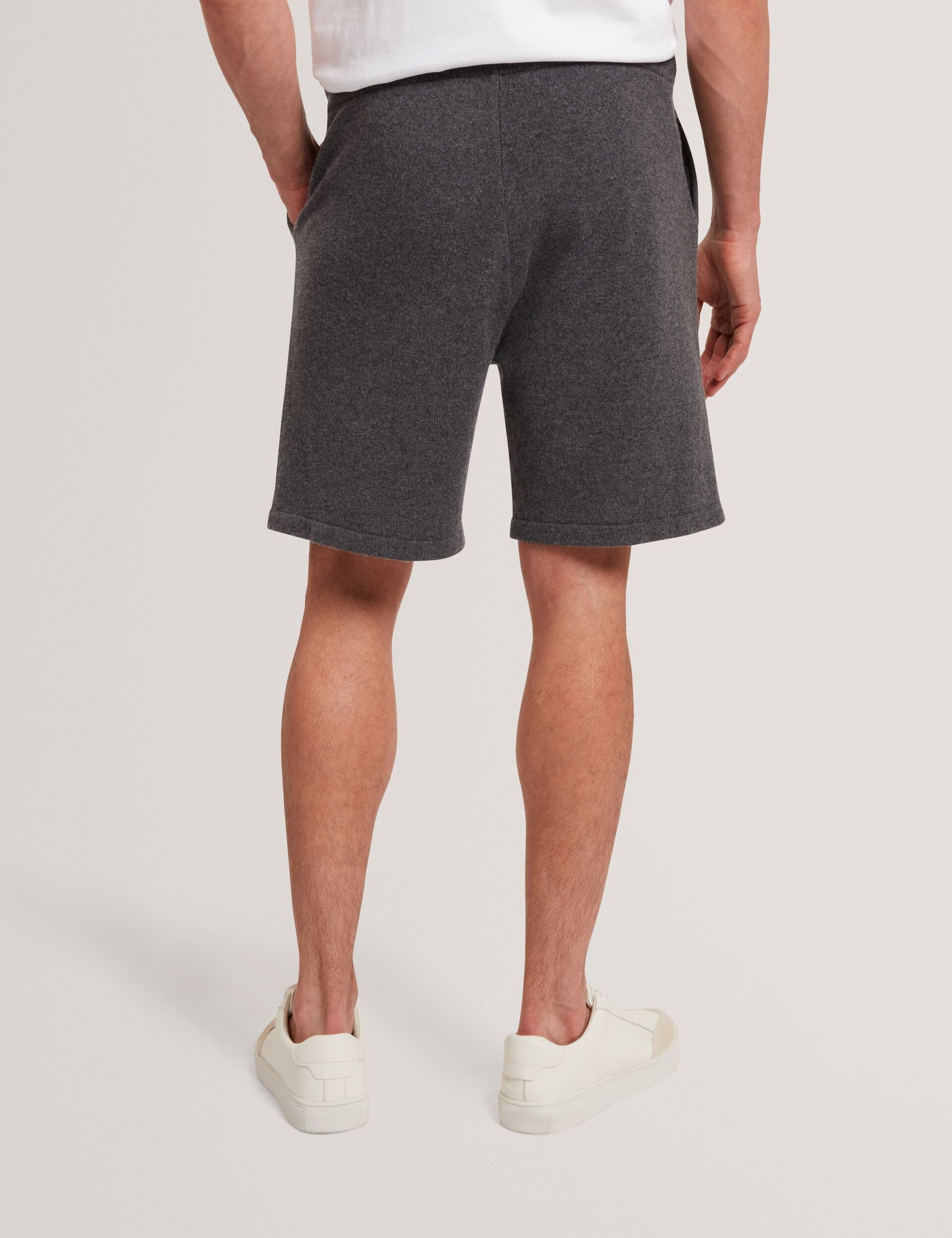 Men OWAINE Wool Knit Straight Leg Shorts - Ted Baker
