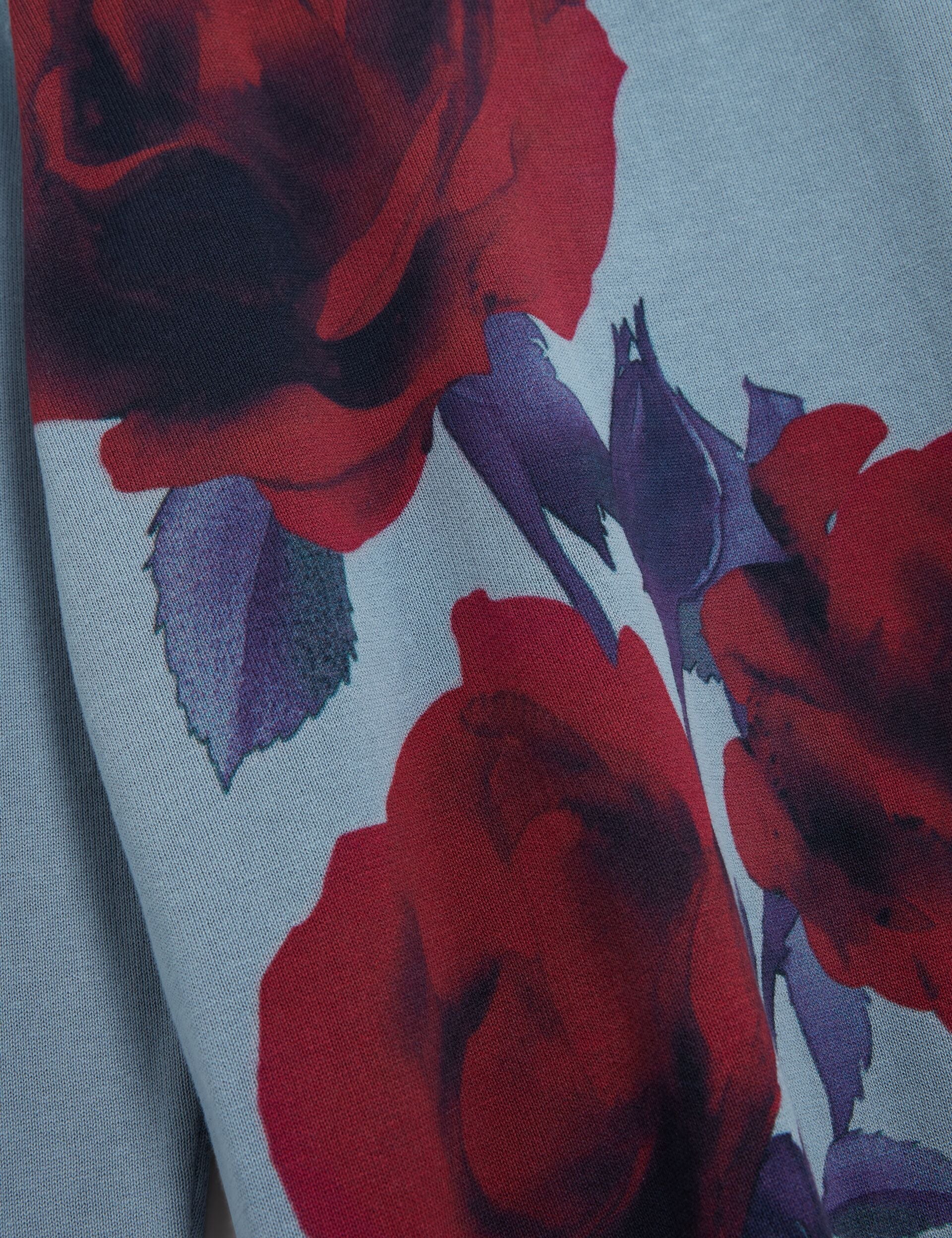 Men|Sale THALIO Rose Graphic Fine Knit Crew Neck Jumper - Ted Baker