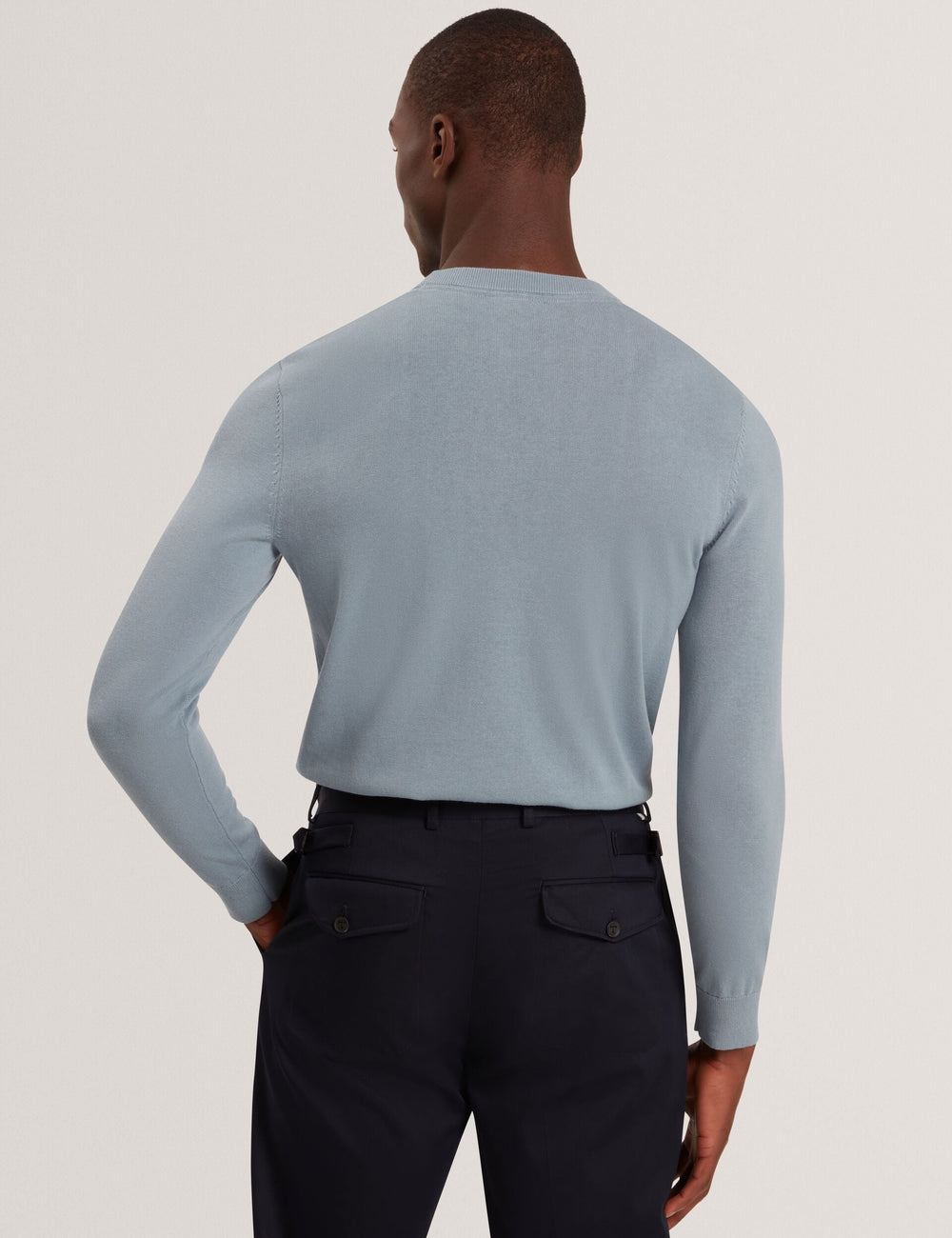Men|Sale THALIO Rose Graphic Fine Knit Crew Neck Jumper - Ted Baker