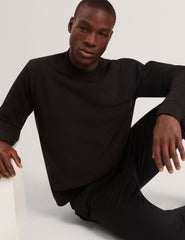 Men|Sale ATBOX Logo Patch Cotton Crew Neck Sweatshirt - Ted Baker