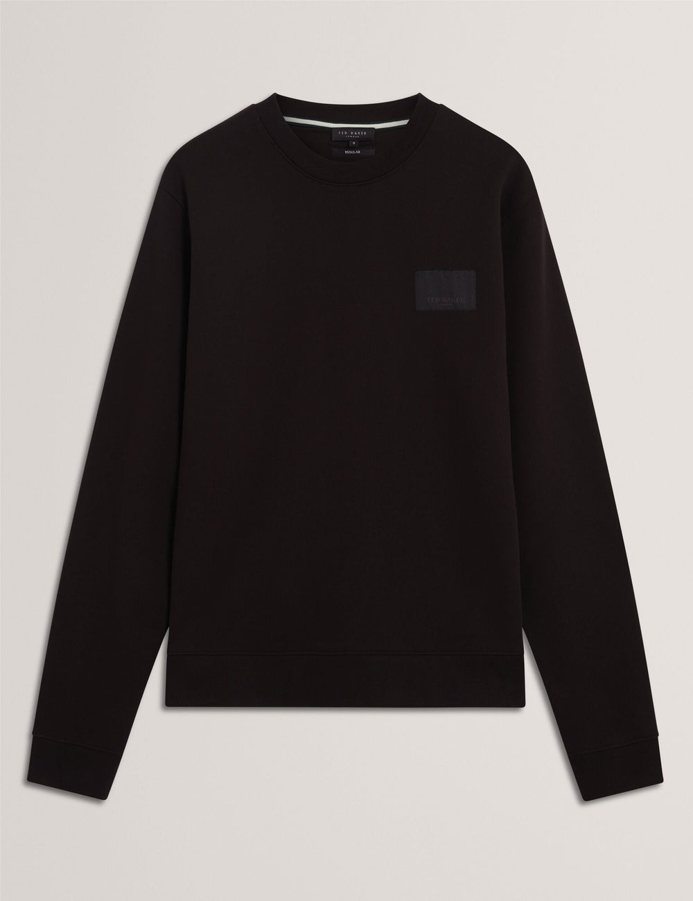 Men|Sale ATBOX Logo Patch Cotton Crew Neck Sweatshirt - Ted Baker