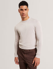 Men|Sale TORRA - Long Sleeve Silk Blend Crew Neck Jumper - Ted Baker