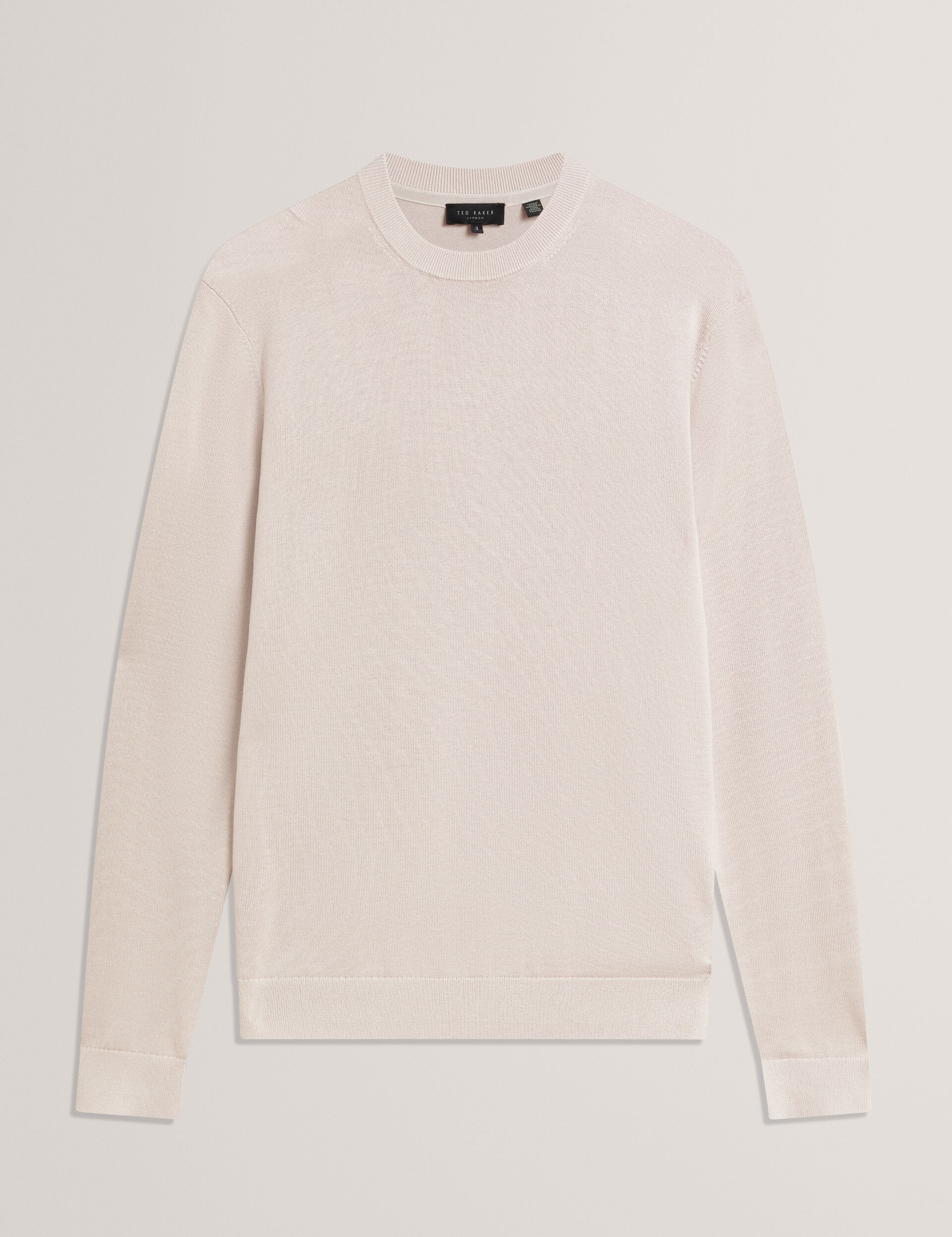 Men|Sale TORRA - Long Sleeve Silk Blend Crew Neck Jumper - Ted Baker