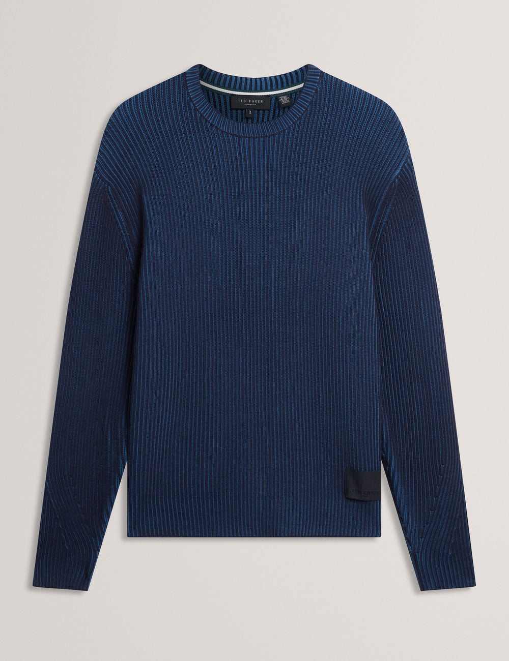 Men|Sale TIMMNO Plated Rib Knit Crew Neck Sweater - Ted Baker