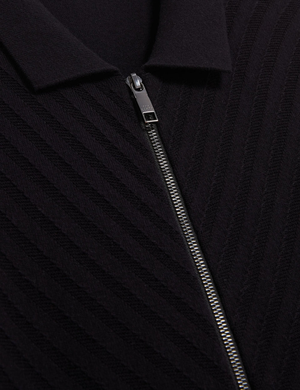 Men|Sale LYSAND Chevron Stitch Zip-Up Wool Knit Cardigan - Ted Baker