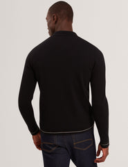 Men|Sale LYSAND Chevron Stitch Zip-Up Wool Knit Cardigan - Ted Baker