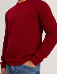 Men|Sale LEOCADI Herringbone Trim Textured Knit Sweater - Ted Baker