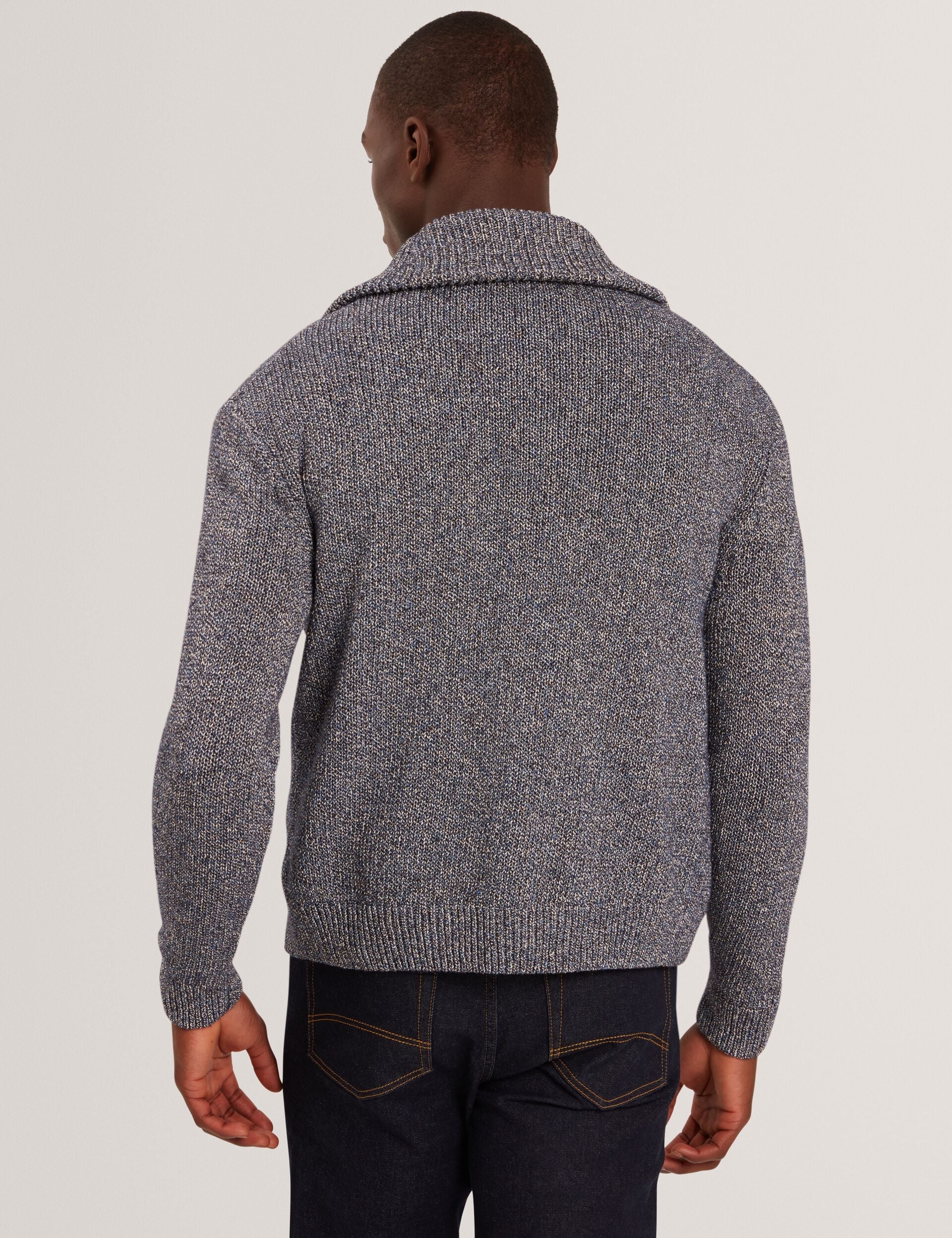 Men|Sale VARINK Twisted Yarn Knit Zip-Through Jumper - Ted Baker