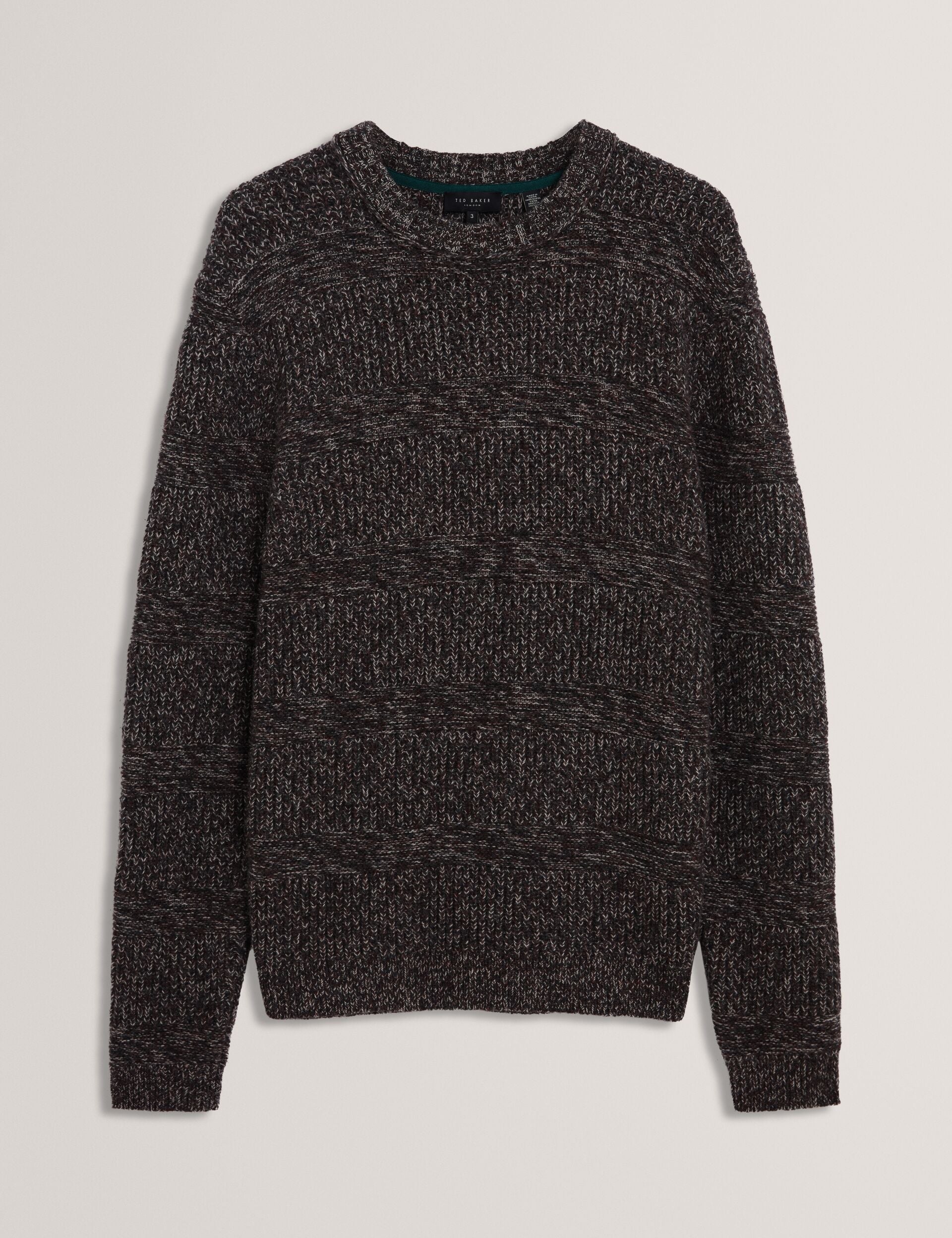Men|Sale MORVEN Marled Wool Knit Crew Neck Sweater - Ted Baker