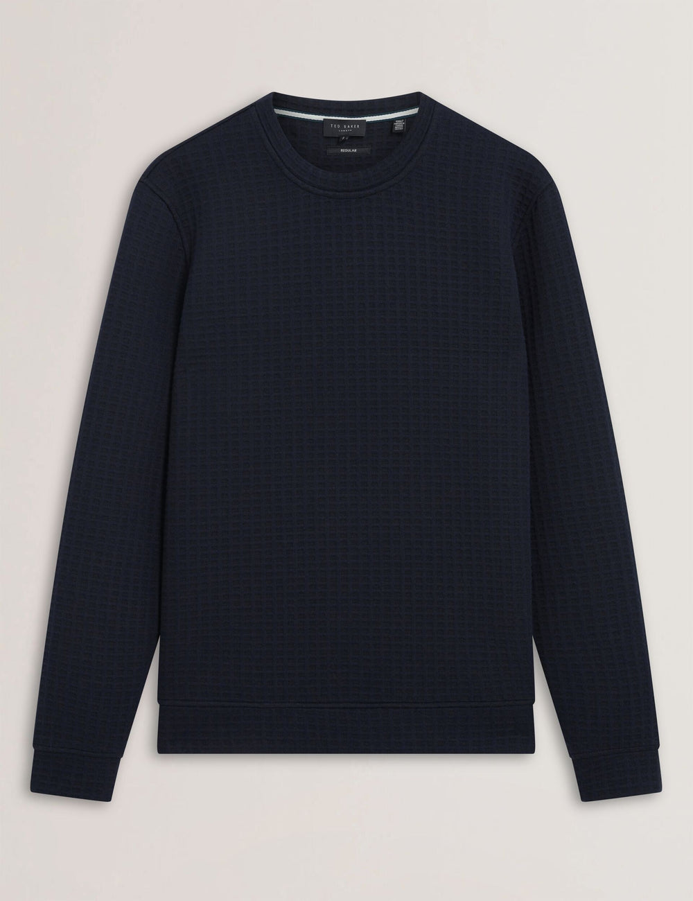 Men|Sale ORLAITE Waffle Knit Crew Neck Sweatshirt - Ted Baker