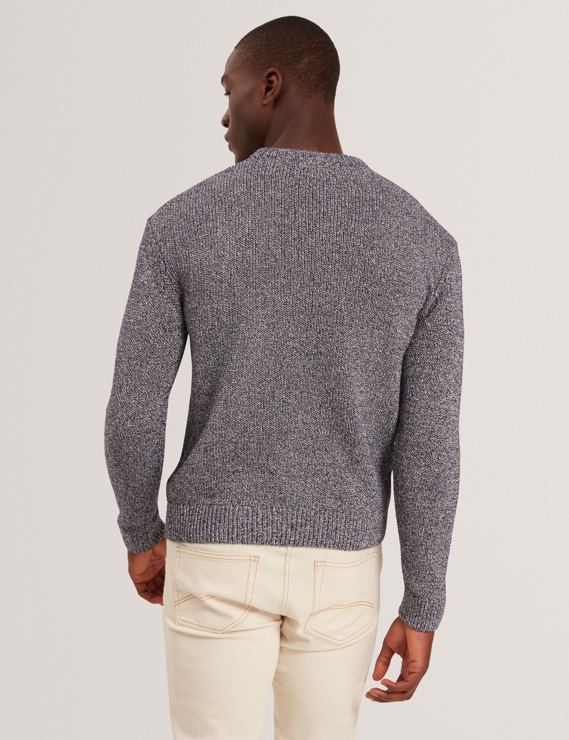 Men|Sale CHARLIZ Relaxed Fit Twist Weave Knitted Sweater - Ted Baker