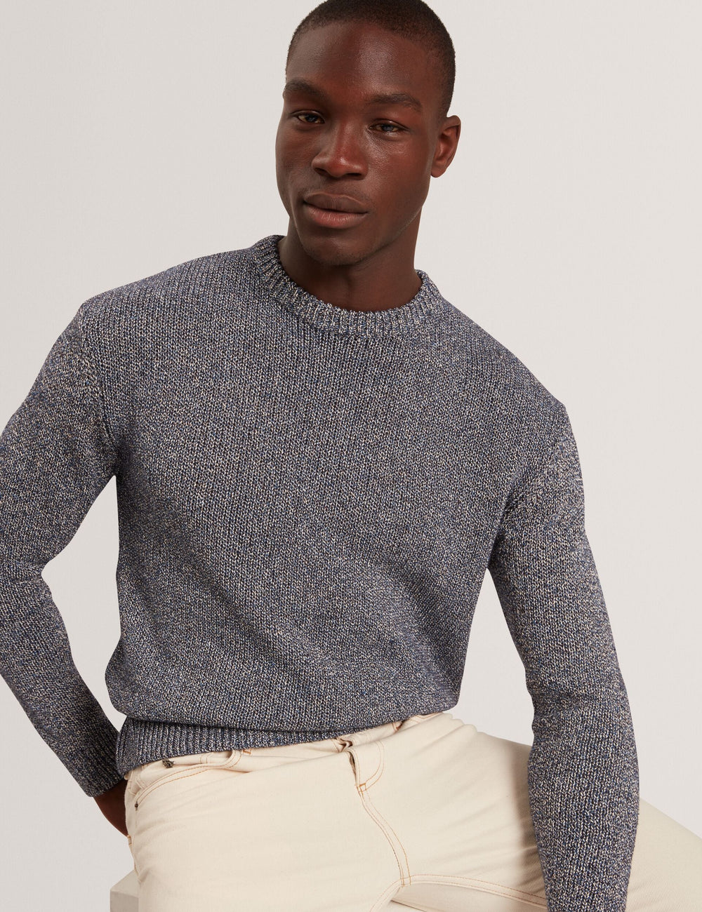 Men|Sale CHARLIZ Relaxed Fit Twist Weave Knitted Sweater - Ted Baker