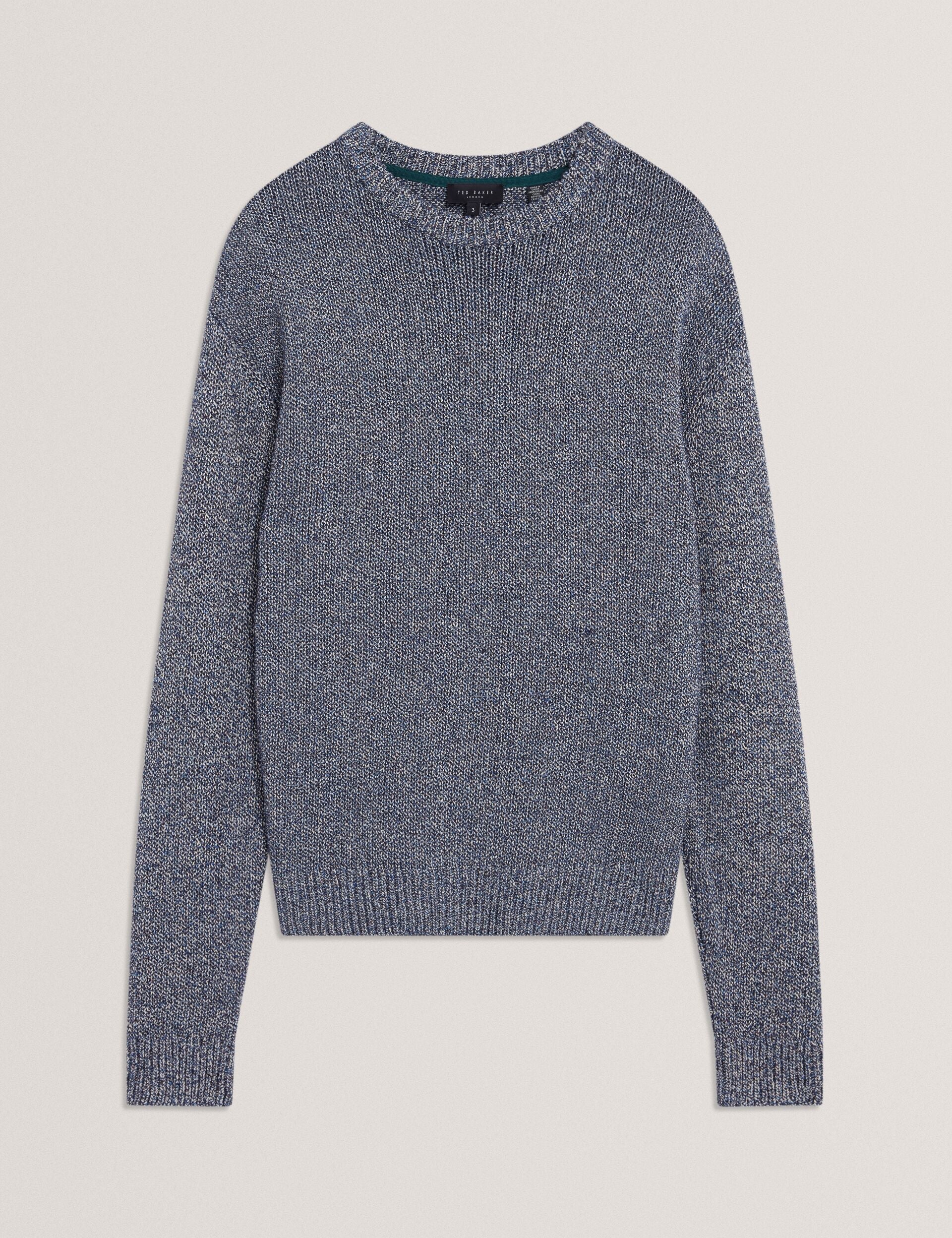 Men|Sale CHARLIZ Relaxed Fit Twist Weave Knitted Sweater - Ted Baker