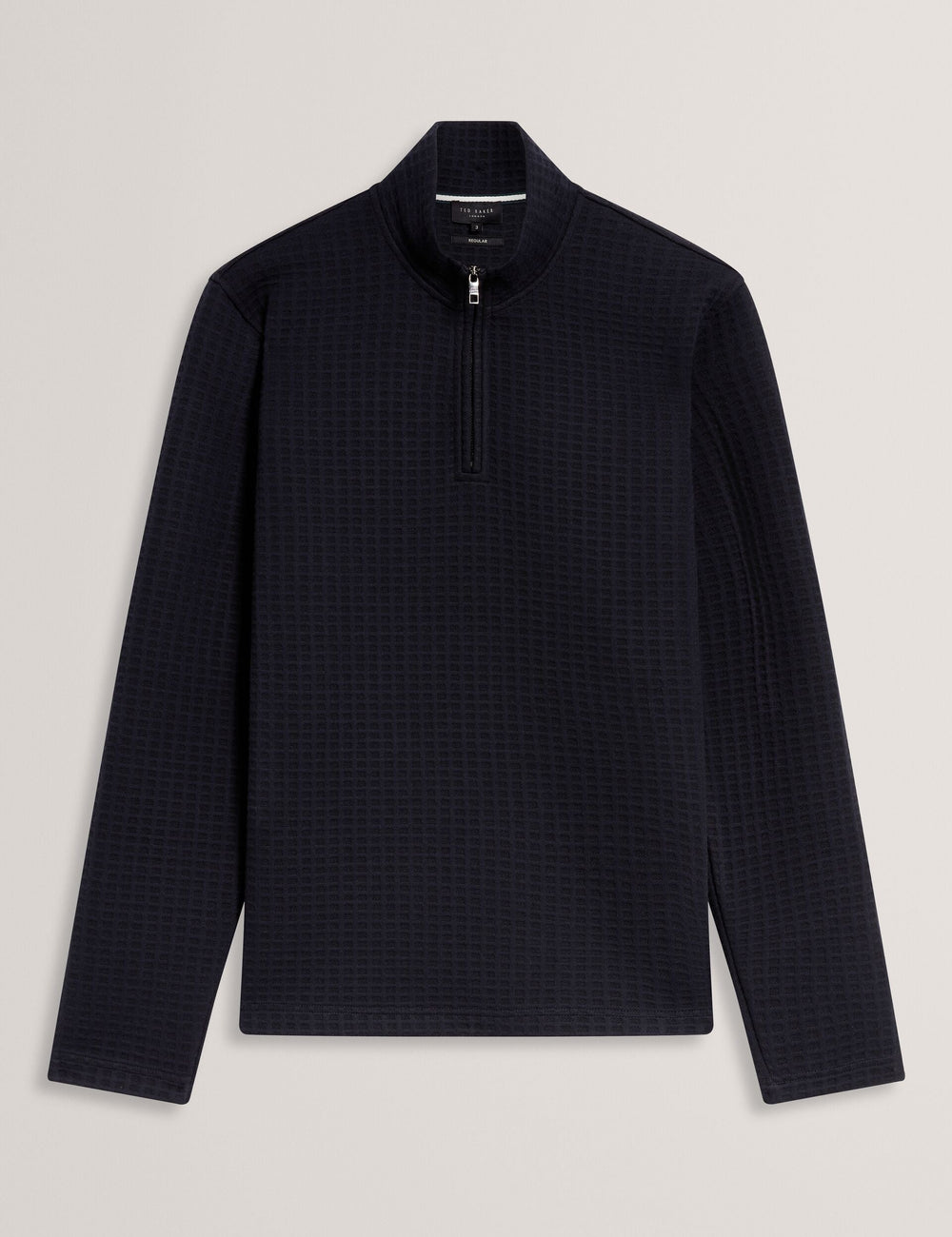 Men|Sale CAINDLE Waffle Knit Quarter Zip Sweatshirt - Ted Baker