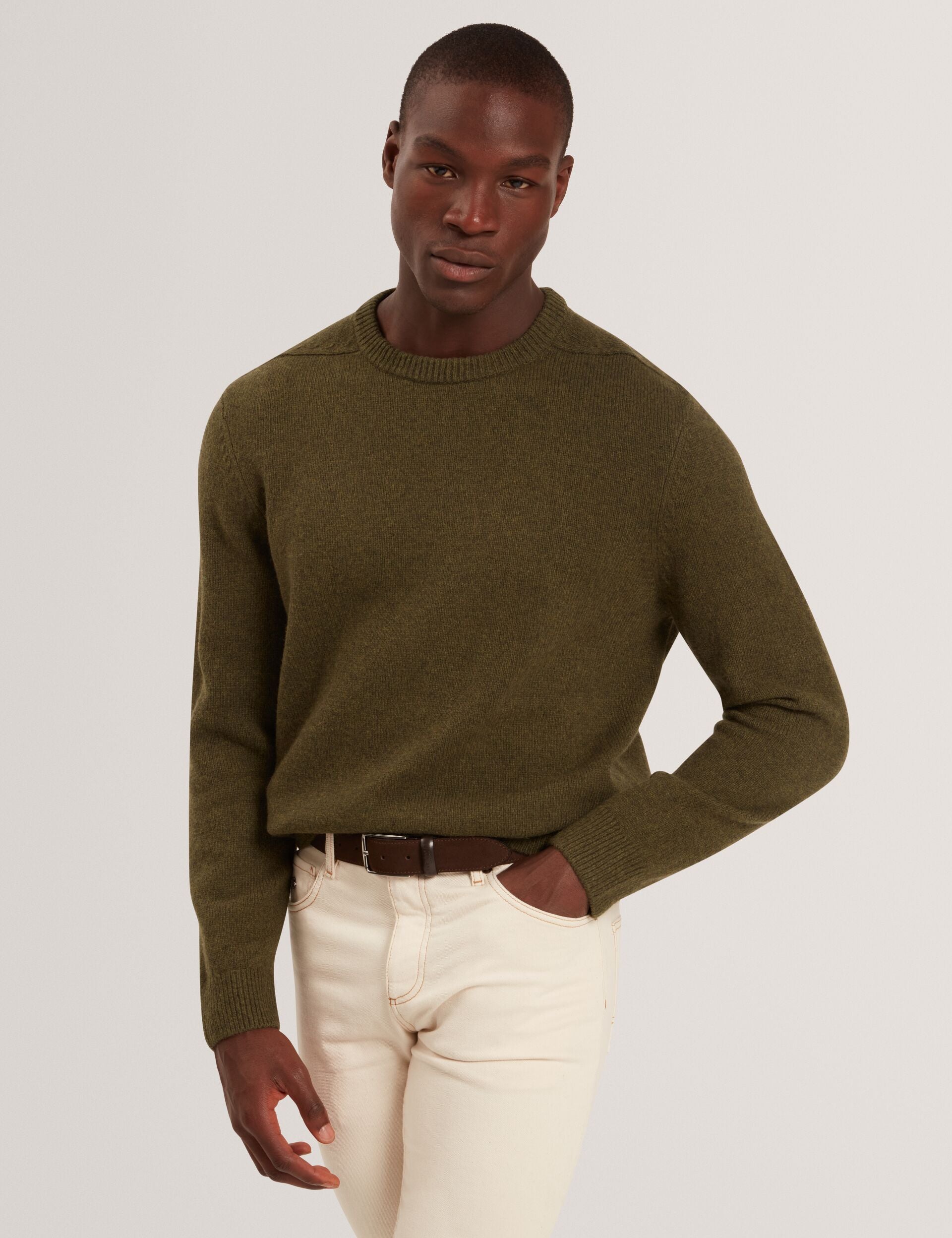 Men|Sale DEMARIO Relaxed Fit Wool Rich Knit Sweater - Ted Baker