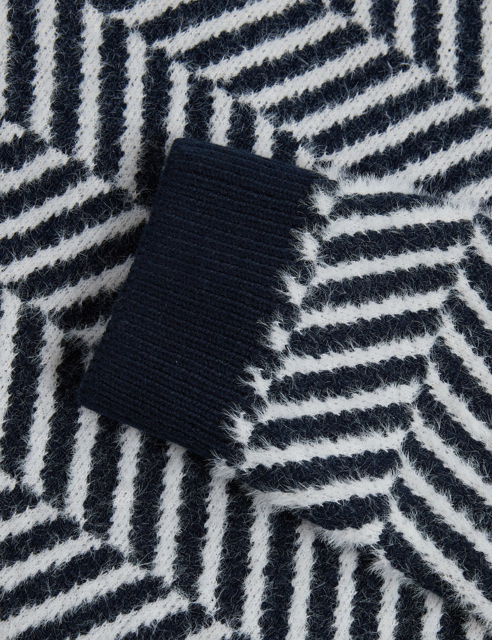 Men|Sale SERGEJ Zig Zag Print Wool Blend Jumper - Ted Baker
