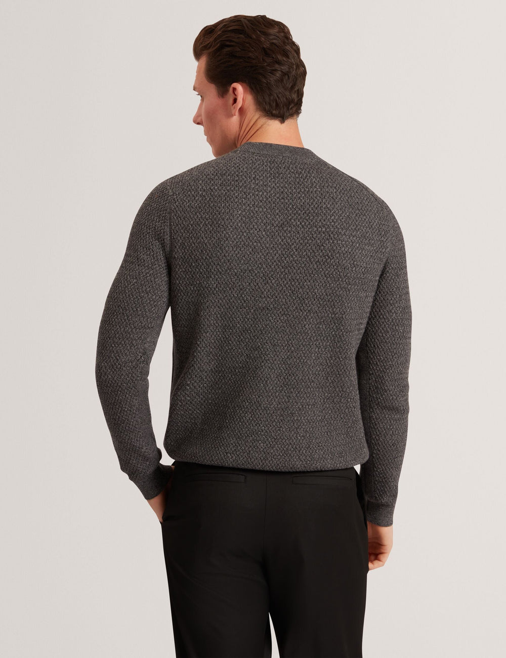 Men|Sale MONYA Textured Stitch Marled Knit Jumper - Ted Baker