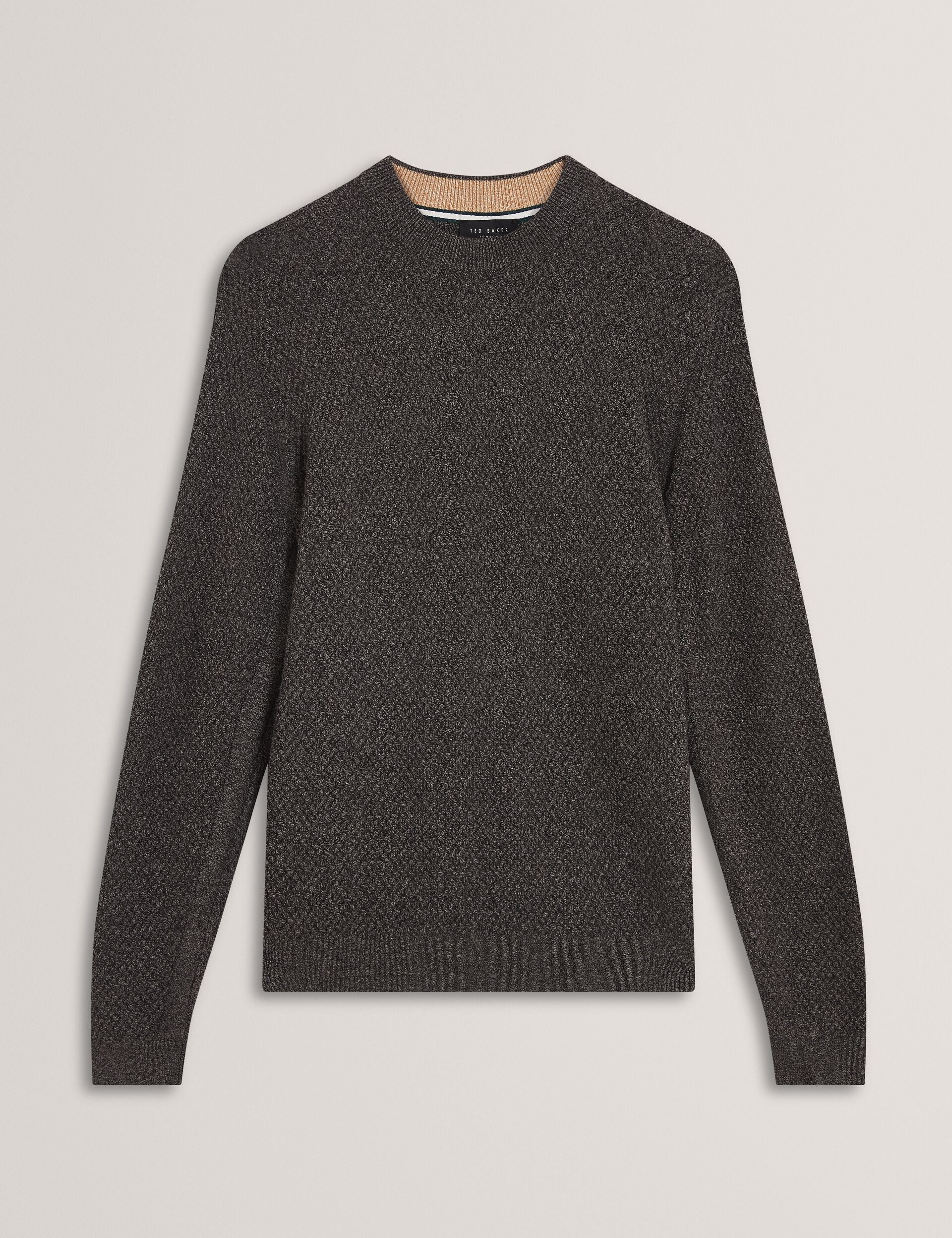 Men|Sale MONYA Textured Stitch Marled Knit Jumper - Ted Baker