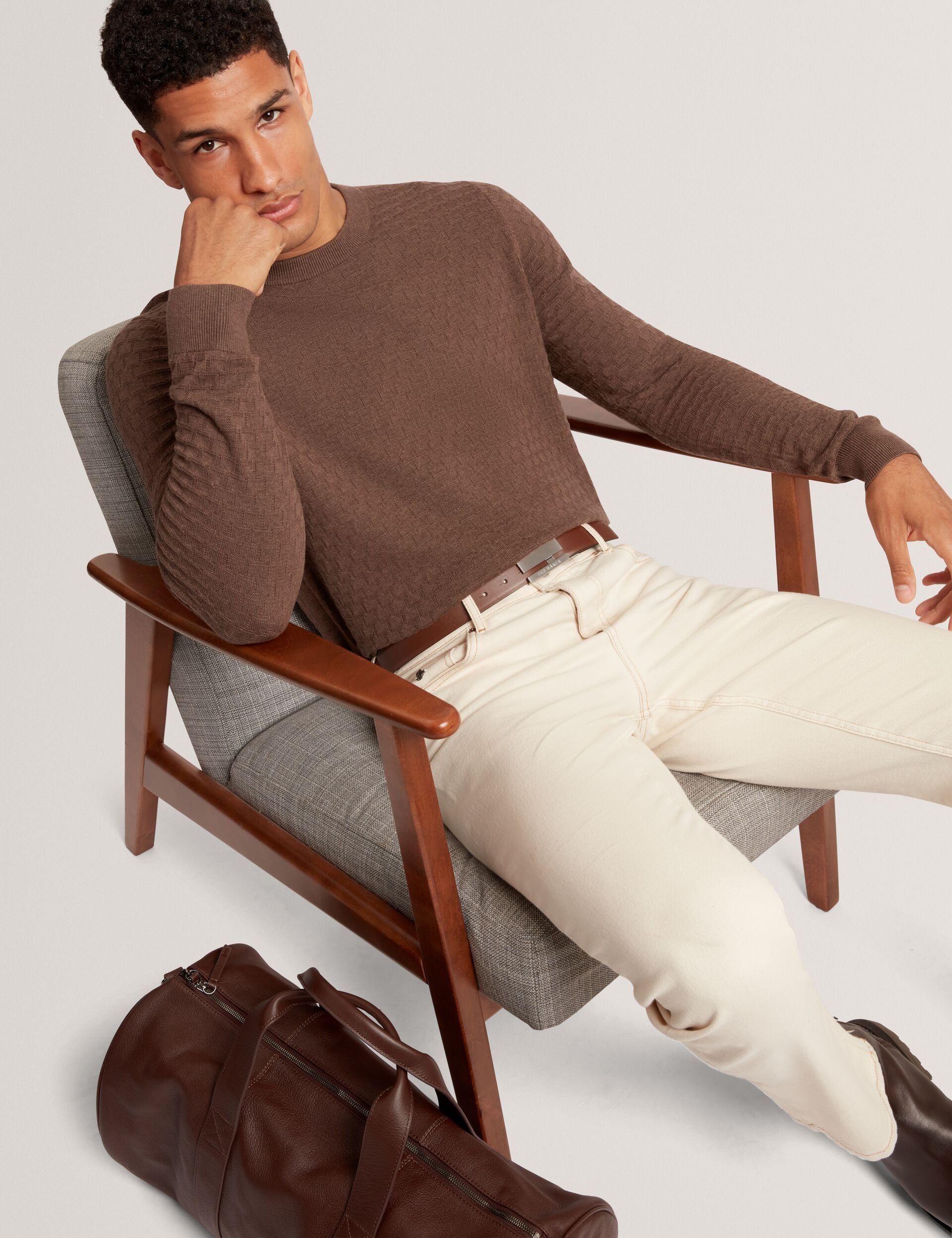 Men|Sale SAINSY - T Stitch Crew Neck - Ted Baker