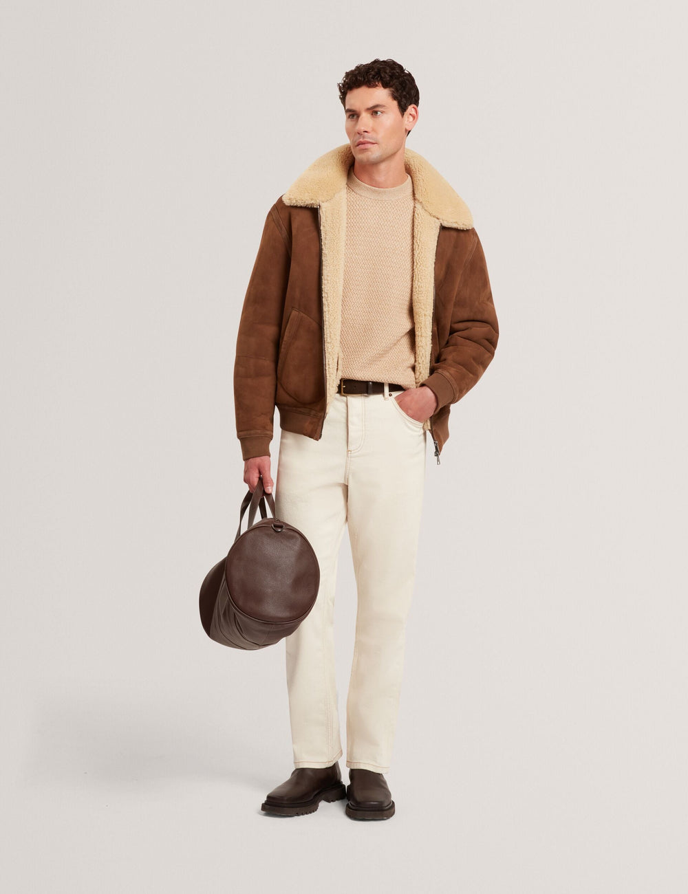 Men|Sale MONYA Textured Stitch Marled Knit Jumper - Ted Baker