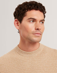 Men|Sale MONYA Textured Stitch Marled Knit Jumper - Ted Baker