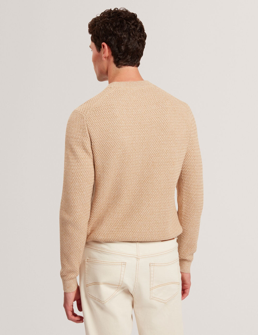 Men|Sale MONYA Textured Stitch Marled Knit Jumper - Ted Baker