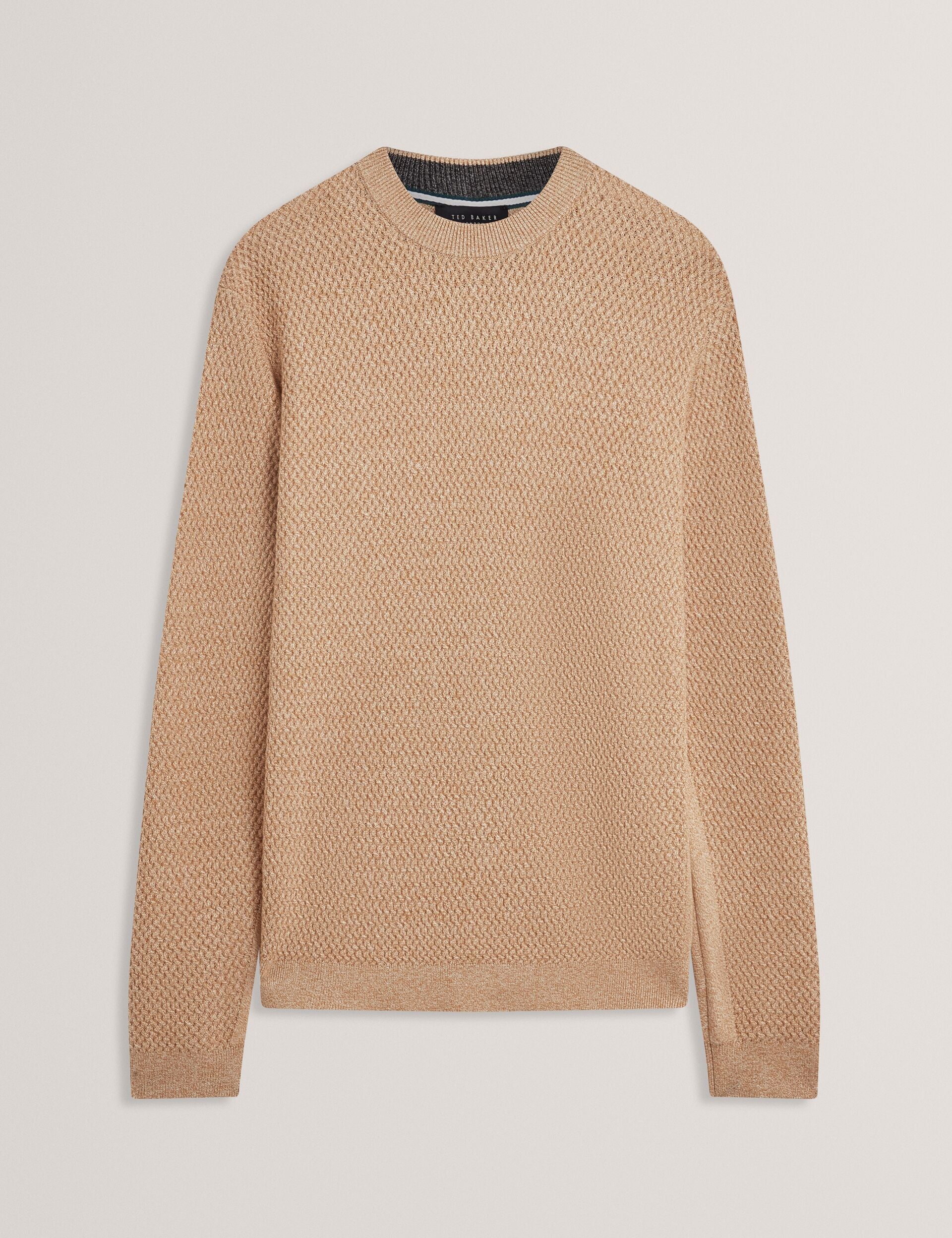 Men|Sale MONYA Textured Stitch Marled Knit Jumper - Ted Baker