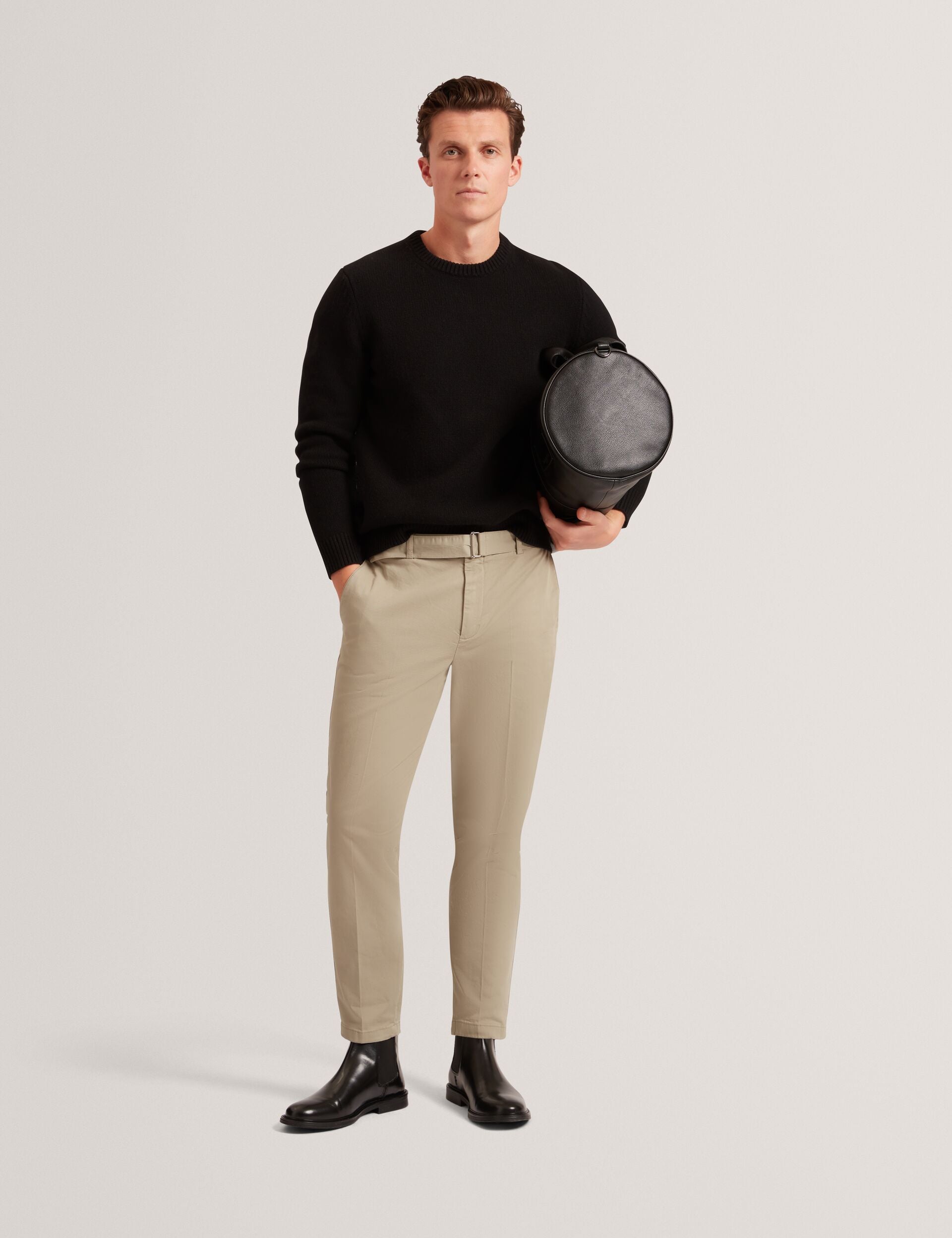 Men|Sale ROST Chunky Knit Crew Neck Jumper - Ted Baker