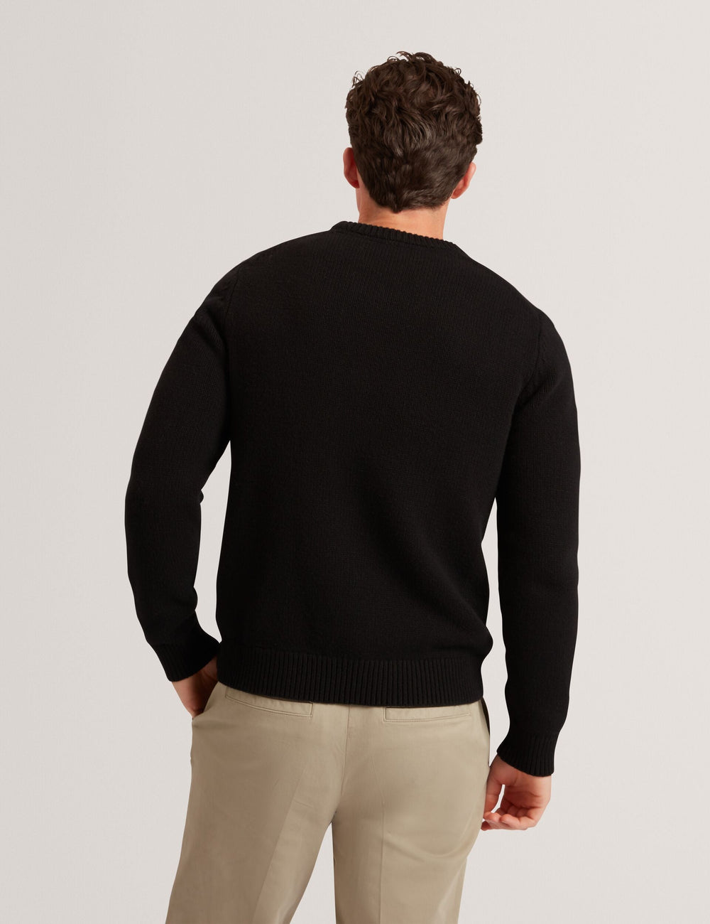 Men|Sale ROST Chunky Knit Crew Neck Jumper - Ted Baker